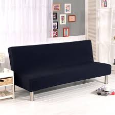 We have a wide range of decorative loose covers to match your colour palette. Folding Sofa Bed Cover Solid Color Futon Armless Slipcover Polyester Elastic Fabric All Inclusive Cover Walmart Com Walmart Com