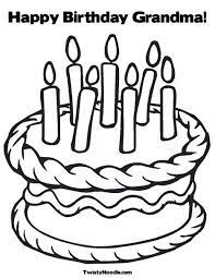 Feel free to print and color from the best 39+ happy birthday grandma coloring pages at getcolorings.com. Birthday Card For Grandma Coloring Pages Birthday Card Ideas