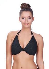 Achetez votre maillot de bain 1 pièce triangle uni de la marque dnud sur galerieslafayette.com. Haut Maillot De Bain 90g Freya Sundance Noir Tour De Cou Triangle Av Armatures Ebay