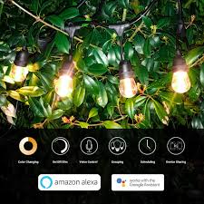 10% off for new partylights customers! Outdoor String Lights Led 48 Ft Waterproof Commercial Grade Heavy Duty Connectable Edison String Light With 15 Vintage Bulbs And 1 Spare Bulb Ul Listed String Lighting For Patio Garden Wedding Party Fule Light