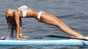 stand up paddle board yoga is