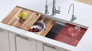 Keeney's professional grade spring style sink strainer features a stainless steel basket with safety rolled edges. Kitchen Sink Accessories