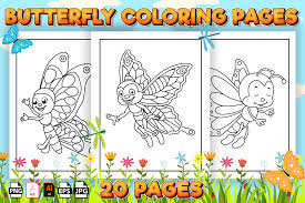 Completely child safe · parents' choice winner Cute Butterfly Coloring Pages For Kids Graphic By Kristy Coloring Creative Fabrica