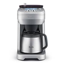 A coffee percolator is a type of pot used for the brewing of coffee by continually cycling the boiling or nearly boiling brew through the grounds using gravity until the required strength is reached. The Grind Control Coffee Machine Breville