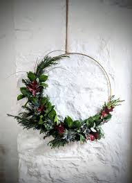 Hanging Metal Wreath Ring Etsy In 2020 Wreath Rings Metal Wreath Christmas Ring Decoration