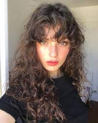 Curly Bangs Ig Zoiamossour Curlybangs Curly Hair Photos Curly Hair With Bangs Hairstyle