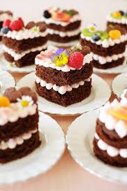 Mini Chocolate Heart Cakes Oleander Palm Heart Cakes Chocolate Heart Cakes Heart Shaped Cakes