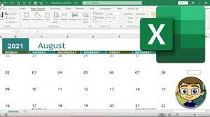 Calendrier 2021 à imprimer pdf et excel icalendrier. Creating A Calendar In Excel Youtube