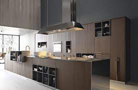 This is yet another design of a modern contemporary kitchen with the dining area shown in the picture as well. 33 Modern Style Cozy Wooden Kitchen Design Ideas