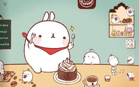 Download the perfect coffee cup pictures. Desktop Cute Molang Wallpaper Novocom Top
