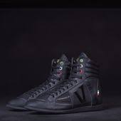 Virtuos Boxing Black Leather Boxing Shoes Boxing Shoes Boxing Boots Womens Boots