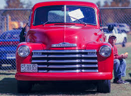 Image result for Light Red 1952 Truck