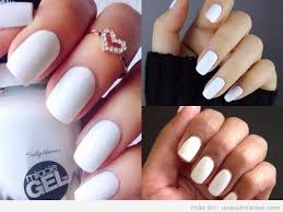 Los diseños de uñas blancas en gel que veras aquí van desde los más básicos hasta las uñas más elaboradas. Fotos Unas De Gel Blancas Decorados De Unas
