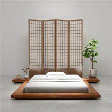 A shikibuton is a floor mattress. Japanese Style Futon Bed Frame Solid Wood 140x200 Cm