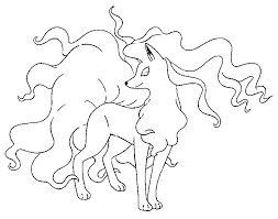 Pokemon nine tails coloring pages. Coloring Page Pokemon Alola Forms Alolan Ninetales 5