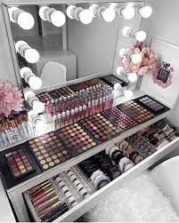 How To Organize Display Makeup In Cool Ways Makeup Organization Makeup Vanity Makeup Storage Orga Makeup Room Decor Salon Interior Design Makeup Beauty Room