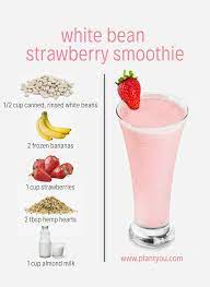 Plant Based Meal Prep Programs Plant You Vegan Breakfast Smoothie Vegan Smoothies Smoothie Recipes Strawberry