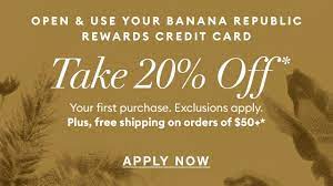Don't expect anything beyond the basics from this card. Loyalty Rewards Banana Republic