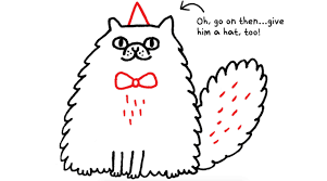 Draw A Perky Fluffy Persian Extract From Doodling For Cat People By Gemma Correll How To Draw An Animal Drawing Easy fur for beginners graphite pencil drawing. draw a perky fluffy persian extract