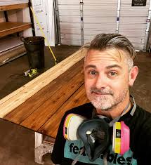 A little sanding and staining today at the shop. #austinsignco  #austinsigncompany