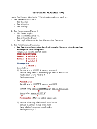 Savesave soal tpa for later. Report Contoh Soal Tes Potensi Akademik Dan Pembahasan
