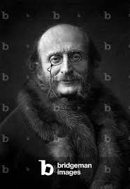 Image of French composer Jacques Offenbach (1819-1880) c. 1876 (b/w photo)  by Nadar, (Gaspard Felix Tournachon) (1820-1910)
