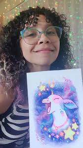 One of my absolute favorite cows! Still part of the wildflower collection,  but a bit different. I bought some new neon watercolors and pens so this  one was a new experiment for me. And SUCCESS!!! I'm ...