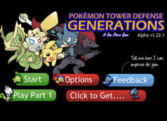 Pokemon Tower Defense 1 Games