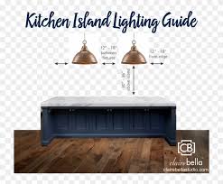 Get a clear sense for how island lighting fits into the larger kitchen interior scheme, as well how it balances the other lighting elements in the space. Download Kitchen Island Lighting Guide Clairebella Studio Spacing Kitchen Island Light Spacing Clipart Png Download Pikpng