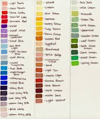 Yay Homemade Color Charts Prismacolor Marker Palette By