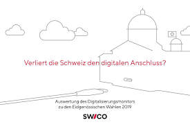 Oktober 2019 wählten die schweizer ein neues parlament. News Auswertung Des Digitalisierungsmonitors Von Swico