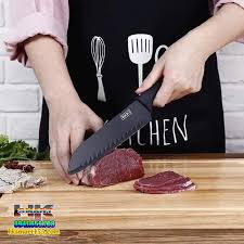 Bộ dao nhà bếp 5 món cookplus lock & lock (dao: Bá»™ Dao Nha Báº¿p 5 Mon Buck Black Cao Cáº¥p Hk Smart Shop