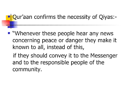 How this page explains qiyas ? 1 Al Quran 2 Sunnan 3 Al Ijma 4 Al Ijtehad 5 Al Qiyas