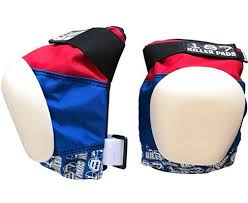 187 killer pads pro knee pads red white blue