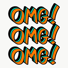 Tripple Omg Word Design Element Free Image By Rawpixel Com Techi Word Design Design Element Sticker Design