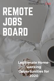 The Homeworkingclub Remote Job Board Job Board Remote Jobs Job