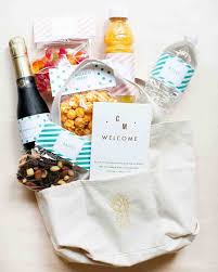 46 Welcome Bags From Real Weddings Wedding Gifts For Guests Destination Wedding Etiquette Destination Wedding Welcome Bag