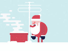 Help Santa Christmas Animated Gif Vector Animation Christmas Illustration