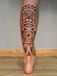These calf tattoos looks nice on your back leg. Calf Tattoo Designs 1 Tribal Tattoos Leg Tattoos Maori Tattoo Designs