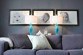 A collection of bold, saturated colors that brings spaces to life for those looking to illuminate their world with pure, extraordinary color. Gray Shower Benjamin Moore Family Room Room Tour Wall Behind Sofa