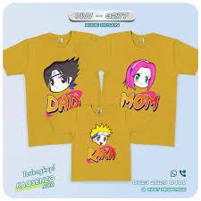 Eue posted by kumpulan downjin naruto uiy :v mantap dah. Jual Baju Kaos Couple Keluarga Kaos Family Ultah Naruto Terbaru