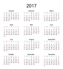 Das jahr 2017 hat 52 kalenderwochen und beginnt am sonntag, den 1. 2017 Kalender Kostenloses Stock Bild Public Domain Pictures