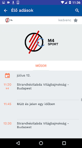 Ezen a csatornán láthatók a 16 kiemelt magyar sportág eseményei, továbbá nemzetközi sportesemények, kiemelkedő magyar sportolóink bemutatása, versenyeik, bajnokságaik közvetítése. Mindigo Tv 6 1 6 Download Android Apk Aptoide