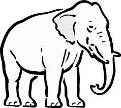 Colors may vary slightly due to monitor. Simple Elephant Drawing With Color