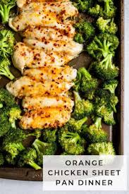 Baked Orange Chicken Sheet Pan Dinner Sheet Pan Dinners Recipes Sheet Pan Dinners Sheet Pan Dinners Chicken