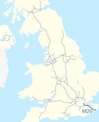 Operation stack in progress, we joined junction 9 travelling north bound on the m20, lorries parked up end to end on the m20 in the inner and outer lane for. M20 Motorway Wikipedia
