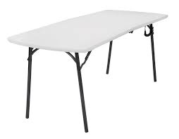 Fold In Half Banquet Table Self Locking Arch Leg Design Allows For Easy Setup And Tear Down Made Of Moisture Proof High De Folding Table Table Banquet Tables