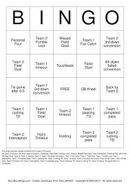 All our bingo cards can be customized (edit the title, background, content). Football Bingo Cards To Download Print And Customize