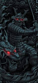 A collection of the top 53 8k cyberpunk wallpapers and backgrounds available for download for free. Samurai Dragon Wallpaper Phone Hd 4k
