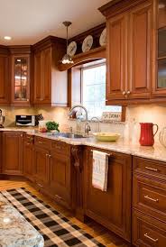 They bring a certain dash of classiness to the room however they are used. Beach Kitchen Ideas Big Kitchen Ideas Bright Kitchen Ideas Brown Kitchen Ideas Cool Ki Brown Kitchen Cabinets New Kitchen Cabinets Cherry Cabinets Kitchen